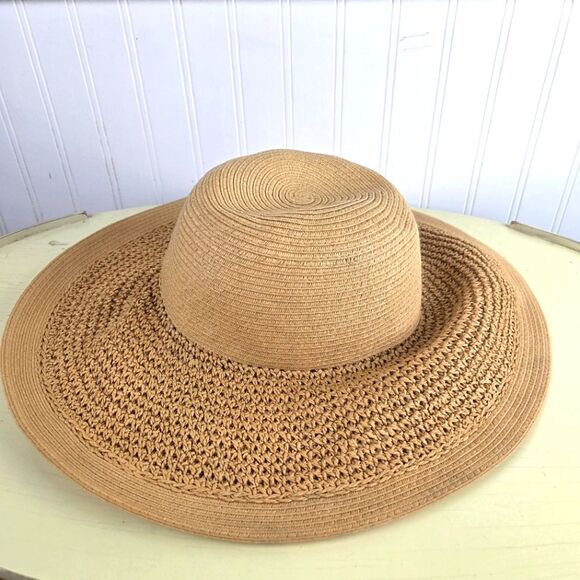 Women's BOHO Floppy Hat Stylish Black and Tan Women's Sun Hat Bundle - Picture 5 of 16
